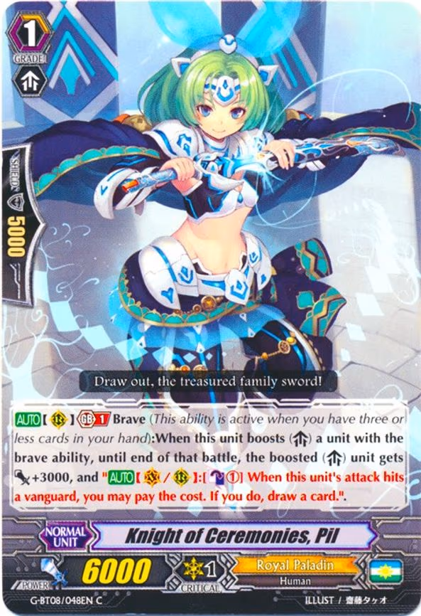 Knight of Ceremonies, Pil - C (G-BT08/048EN)