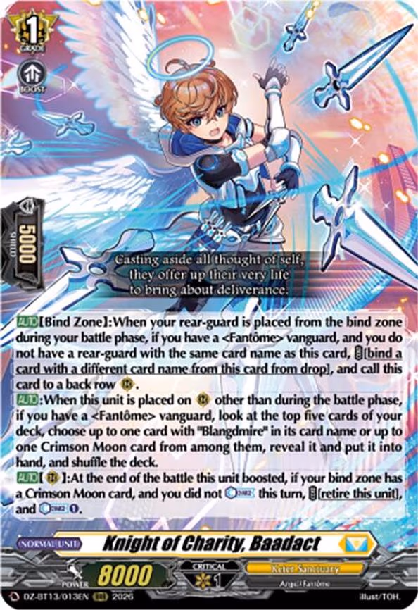 Knight of Charity, Baadact - RRR (DZ-BT13/013EN)
