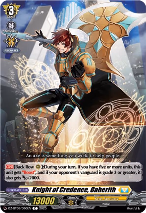 Knight of Credence, Gaherith - C (DZ-BT09/090EN)