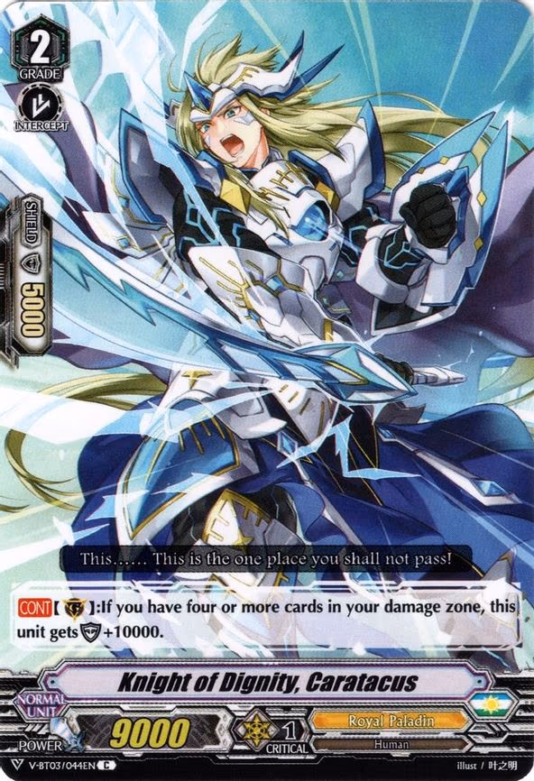 Knight of Dignity, Caratacus - C (V-BT03/044EN)
