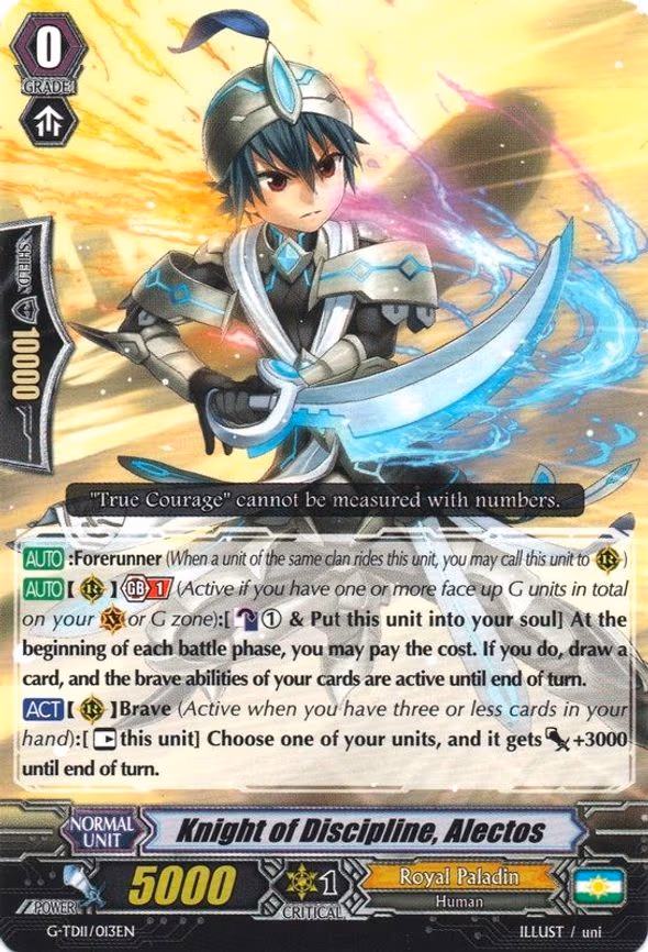 Knight of Discipline, Alectos