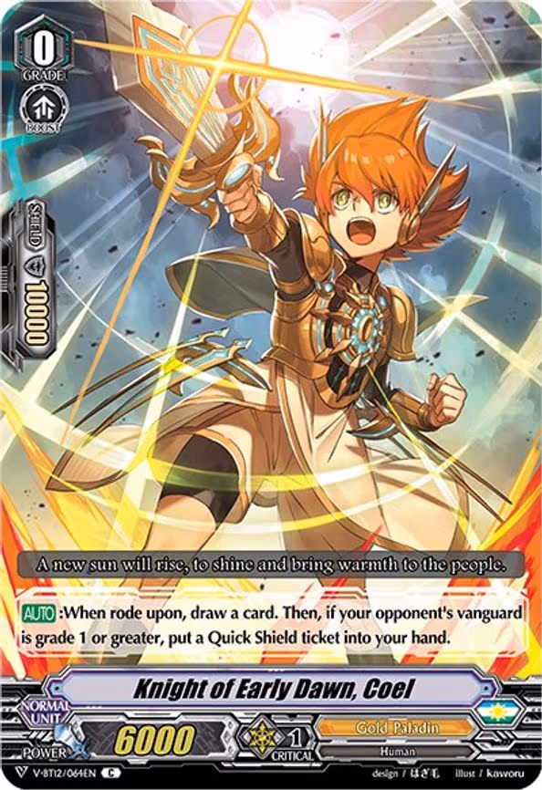 Knight of Early Dawn, Coel