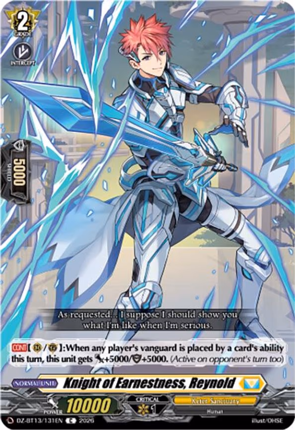 Knight of Earnestness, Reynold - C (DZ-BT13/131EN)