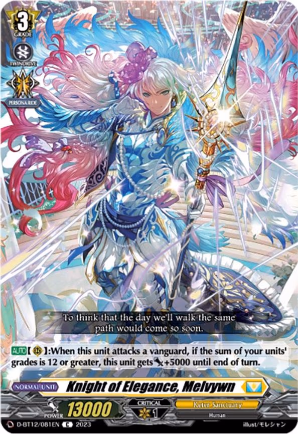 Knight of Elegance, Melvywn - C (D-BT12/081EN)