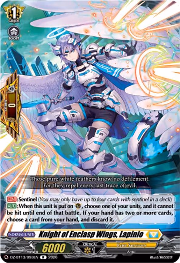 Knight of Enclasp Wings, Lapinio - R (DZ-BT13/093EN)