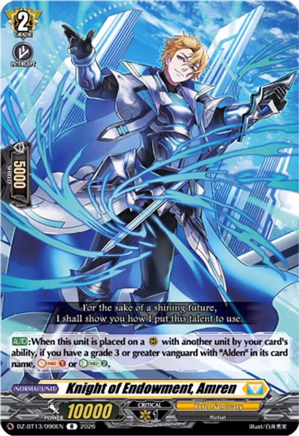 Knight of Endowment, Amren - R (DZ-BT13/090EN)