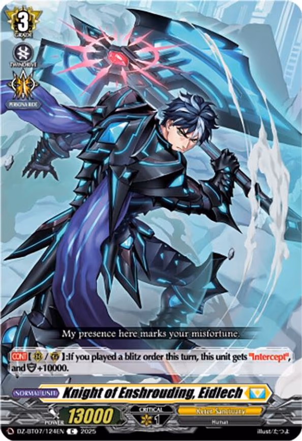 Knight of Enshrouding, Eidlech - C (DZ-BT07/124EN)