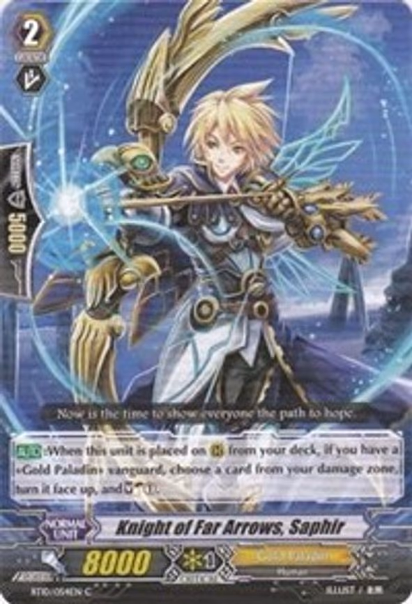 Knight of Far Arrows, Saphir - C (BT10/054EN)