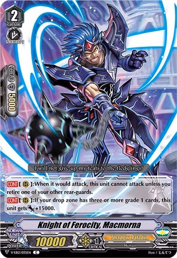 Knight of Ferocity, Macmorna - C (V-EB12/035EN)