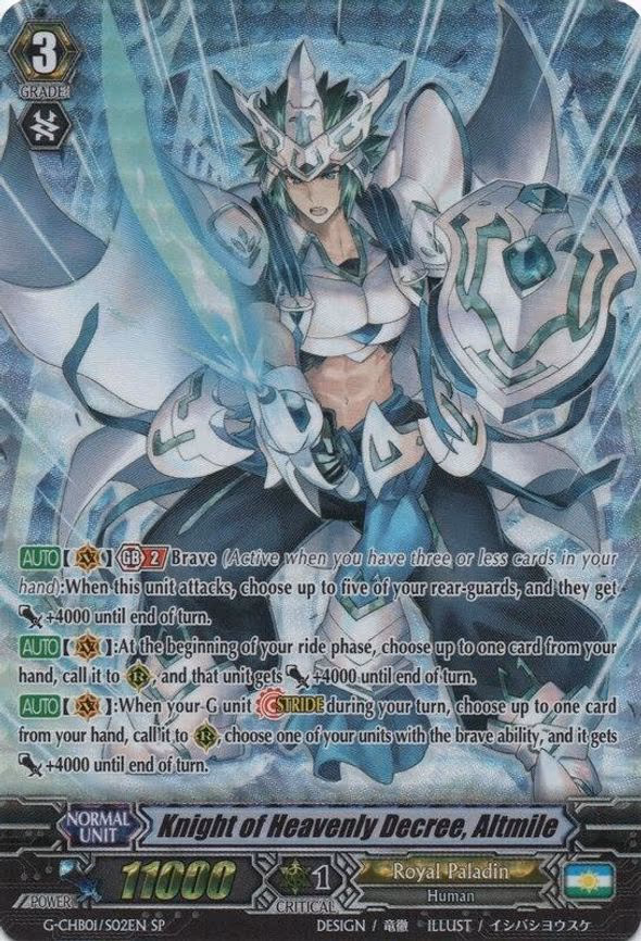 Knight of Heavenly Decree, Altmile - SP (G-CHB01/005EN)