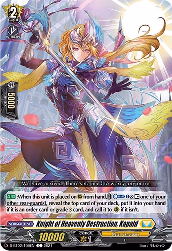 Knight of Heavenly Destruction, Kapald - C (D-BT02/100EN)
