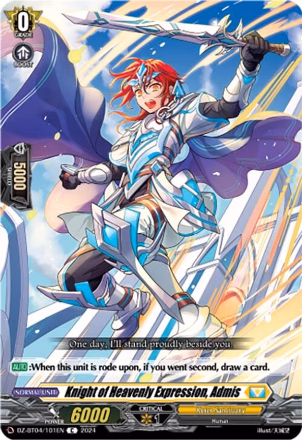 Knight of Heavenly Expression, Admis - C (DZ-BT04/101EN)