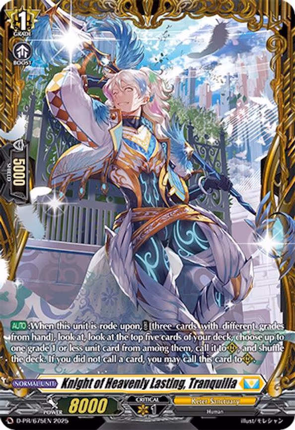 Knight of Heavenly Lasting, Tranquilia