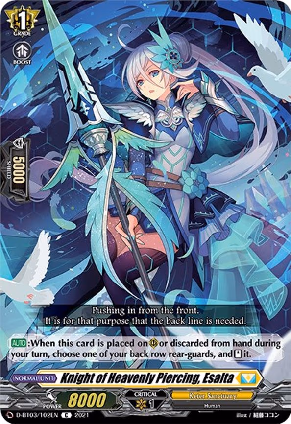 Knight of Heavenly Piercing, Esalta - C (D-BT03/102EN)