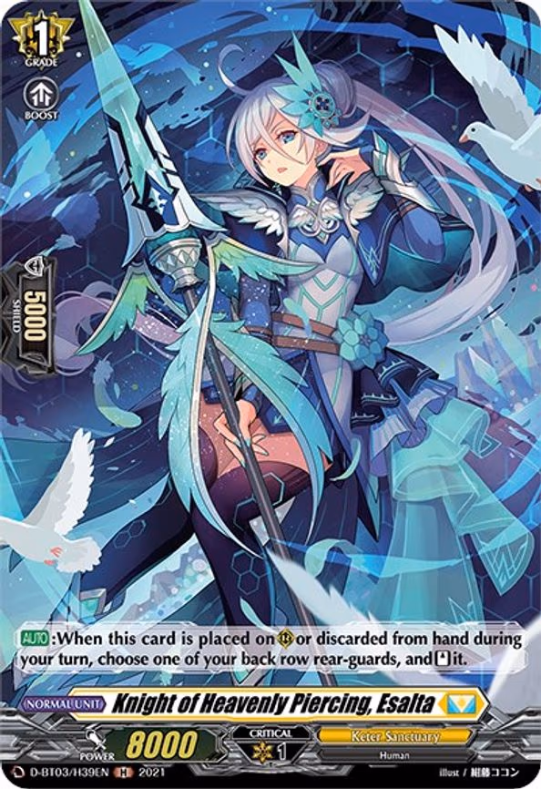 Knight of Heavenly Piercing, Esalta (Holo) - H (D-BT03/H39EN)