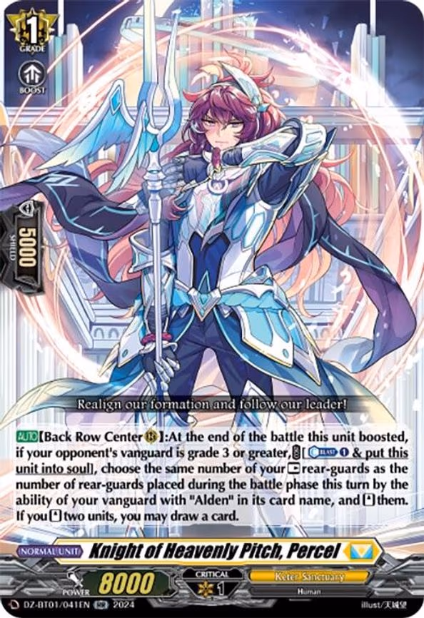 Knight of Heavenly Pitch, Percel - RR (DZ-BT01/041EN)