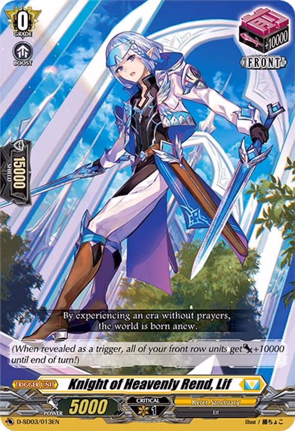 Knight of Heavenly Rend, Lif
