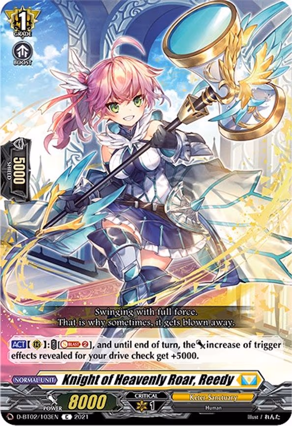 Knight of Heavenly Roar, Reedy - C (D-BT02/103EN)
