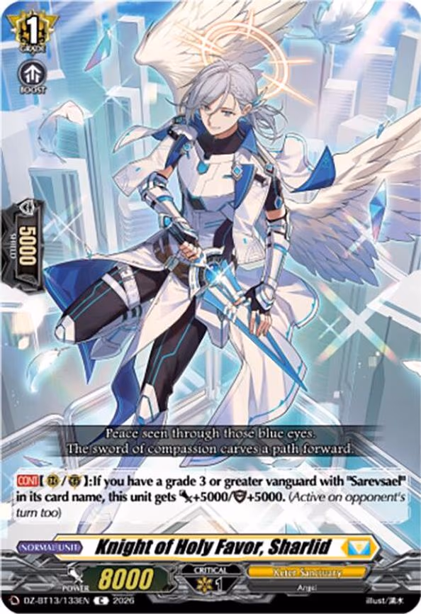 Knight of Holy Favor, Sharlid - C (DZ-BT13/133EN)