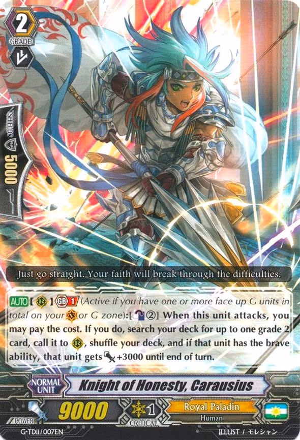 Knight of Honesty, Carausius