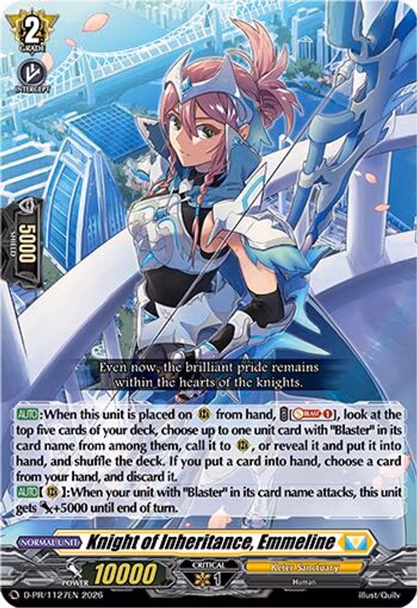 Knight of Inheritance, Emmeline - PR (D-PR/1127EN)