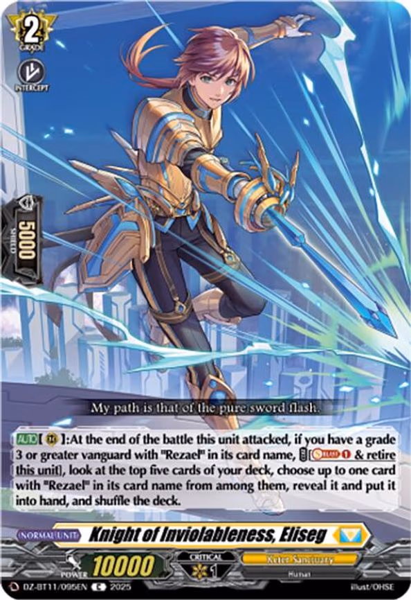 Knight of Inviolableness, Eliseg - C (DZ-BT11/095EN)