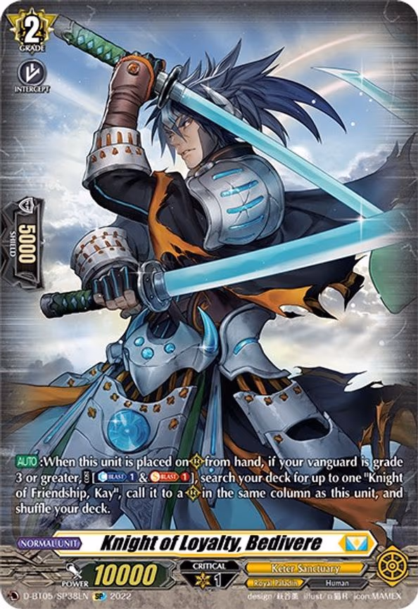 Knight of Loyalty, Bedivere - SP (D-BT05/SP38EN)