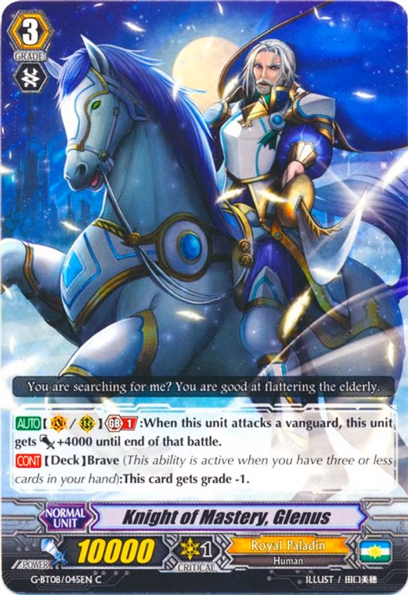 Knight of Mastery, Glenus - C (G-BT08/045EN)