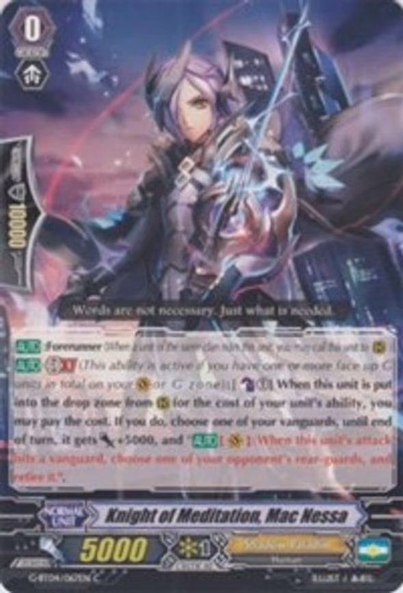 Knight of Meditation, Mac Nessa - C (G-BT04/067EN)