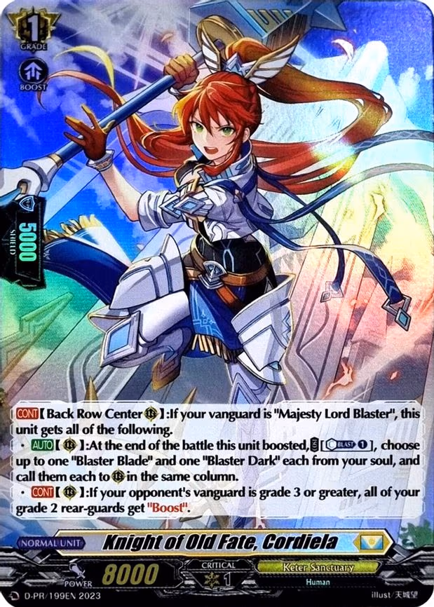 Knight of Old Fate, Cordiela - PR (D-PR/199EN 2023)