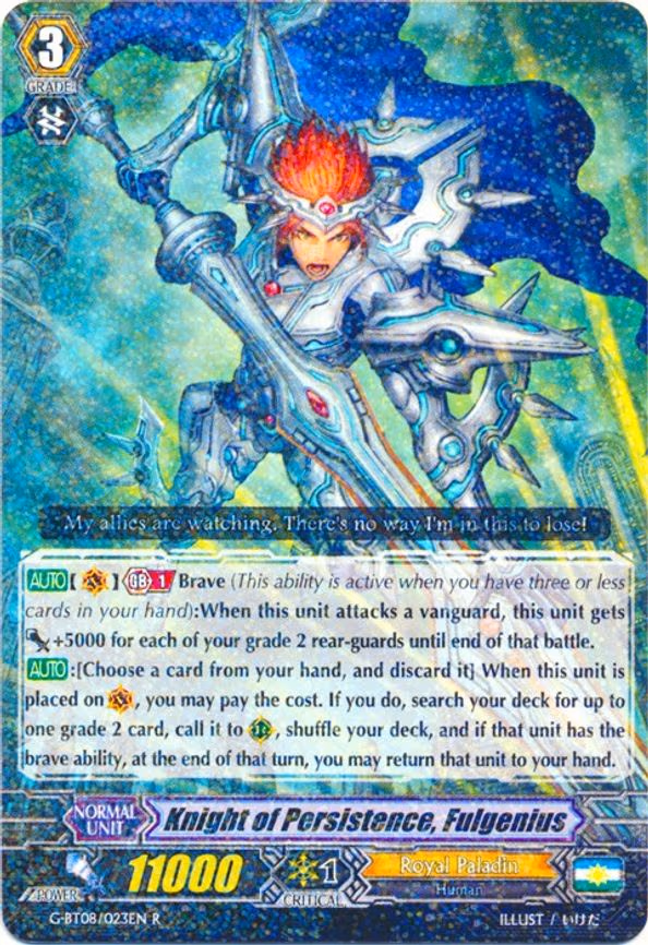 Knight of Persistence, Fulgenius - R (G-BT08/023EN)