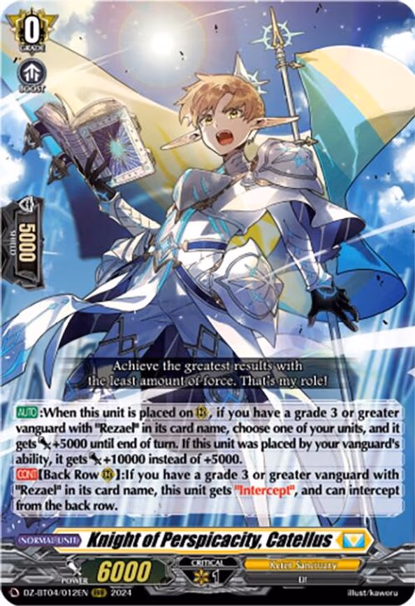 Knight of Perspicacity, Catellus - RRR (DZ-BT04/012EN)