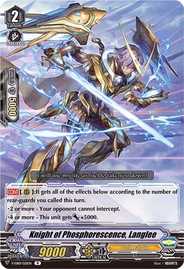 Knight of Phosphorescence, Langlee - R (V-EB10/021EN)