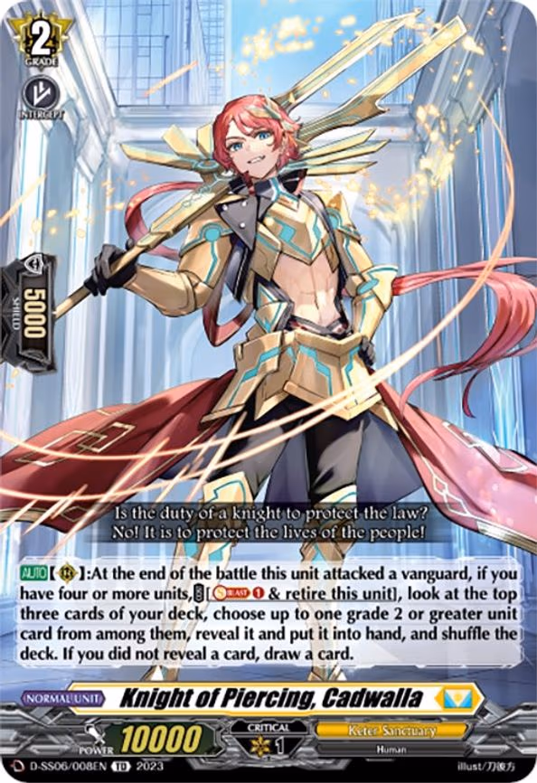 Knight of Piercing, Cadwalla