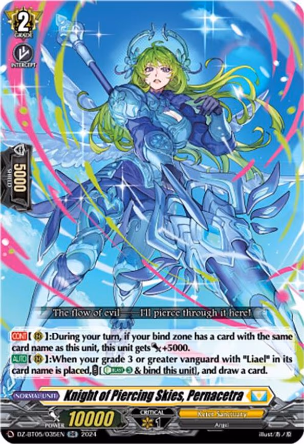 Knight of Piercing Skies, Pernacetra - RR (DZ-BT05/035EN)