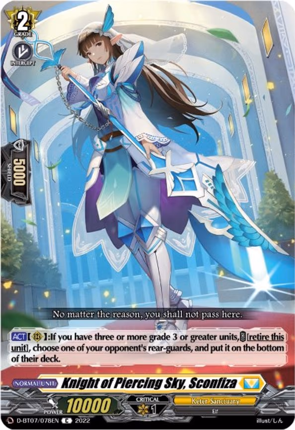 Knight of Piercing Sky, Sconfiza - C (D-BT07/078EN)