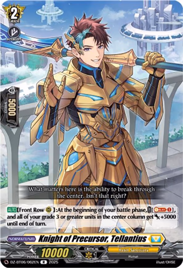 Knight of Precursor, Tellantius - R (DZ-BT06/062EN)