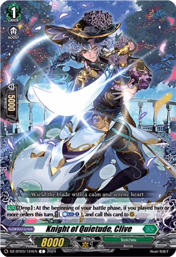 Knight of Quietude, Clive - C (DZ-BT03/124EN)