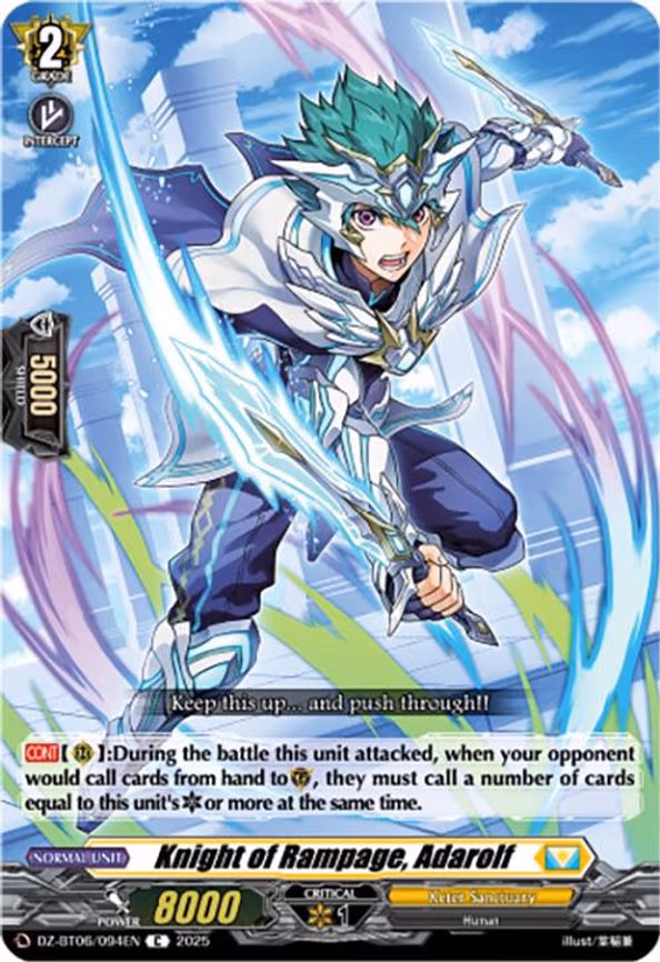 Knight of Rampage, Adarolf - C (DZ-BT06/094EN)