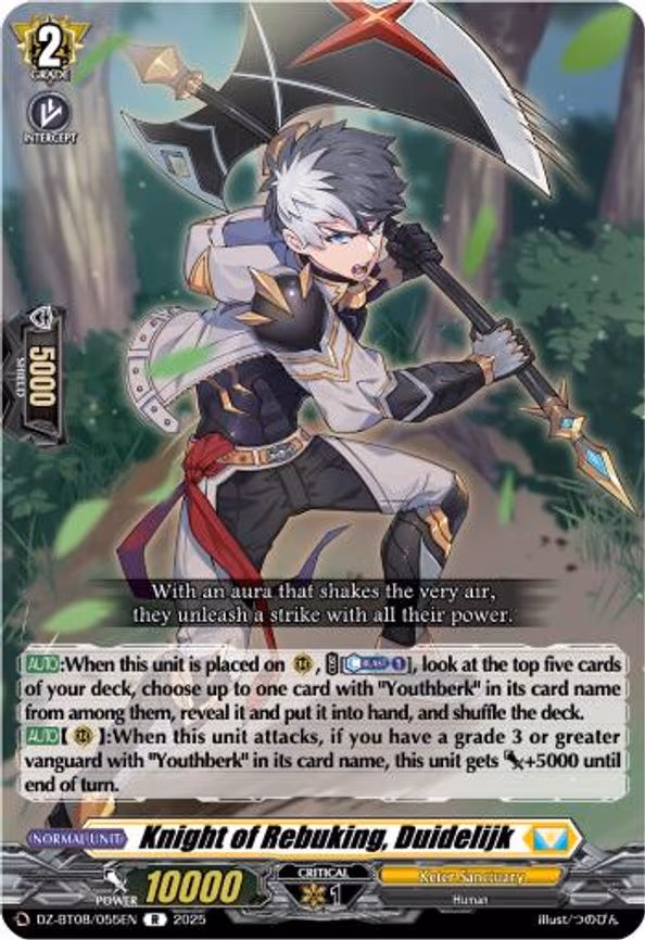 Knight of Rebuking, Duidelijk - R (DZ-BT08/055EN)