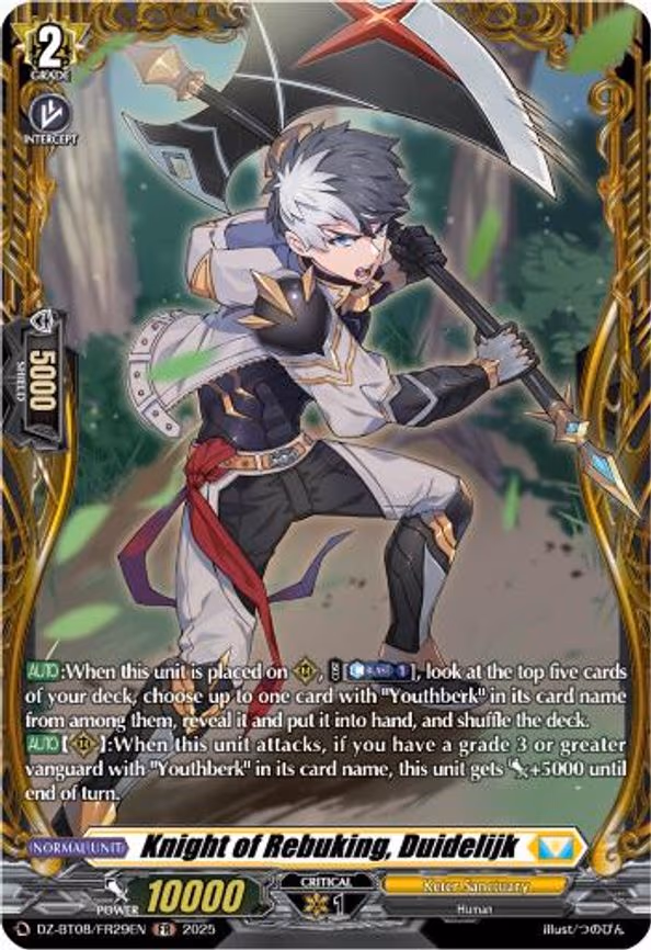Knight of Rebuking, Duidelijk - FR (DZ-BT08/FR29EN)