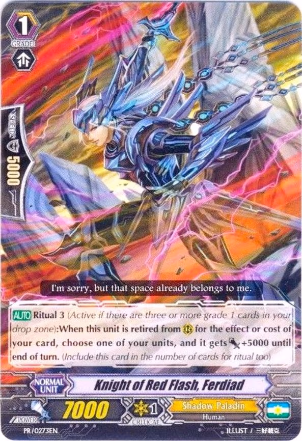 Knight of Red Flash, Ferdiad - PR (PR/0273EN)