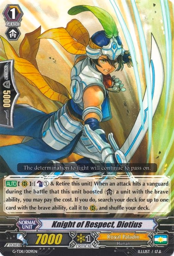 Knight of Respect, Diotius