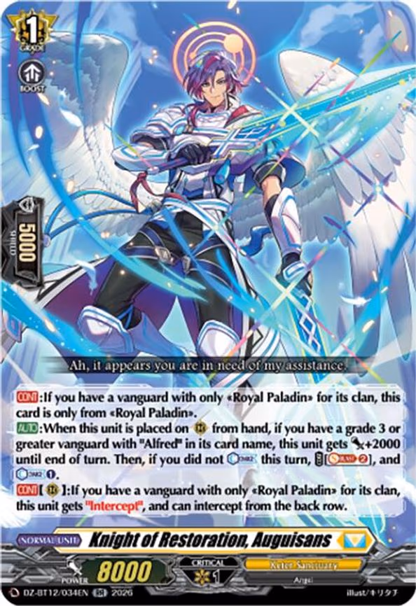 Knight of Restoration, Auguisans - RR (DZ-BT12/034EN)