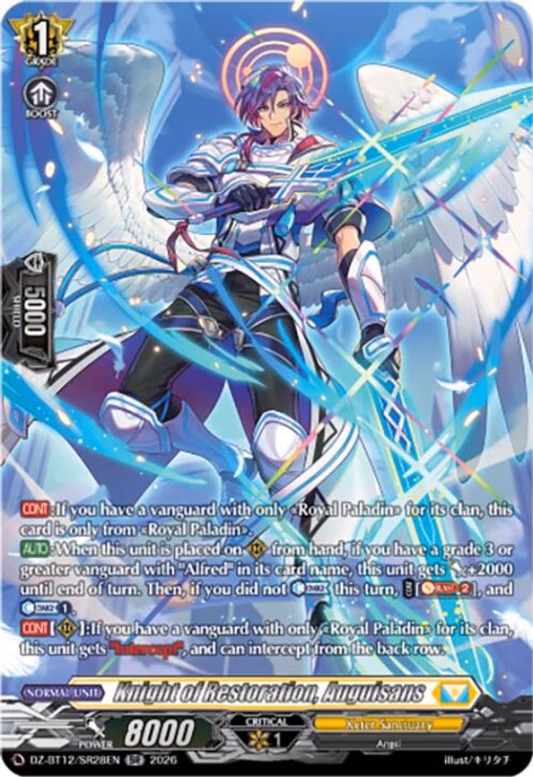 Knight of Restoration, Auguisans - SR (DZ-BT12/SR28EN)