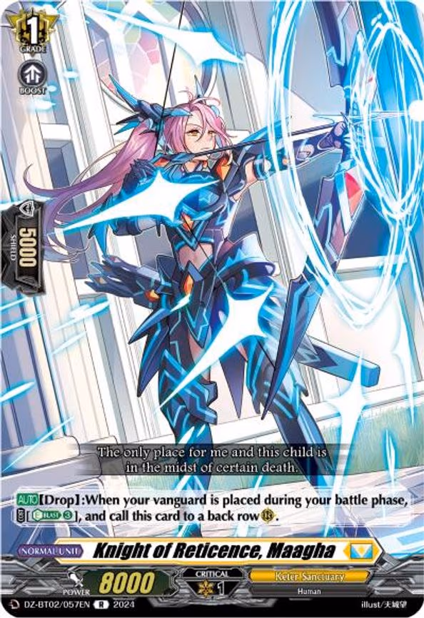 Knight of Reticence, Maagha - R (DZ-BT02/057EN)