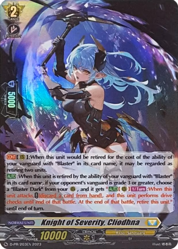 Knight of Severity, Cliodhna
