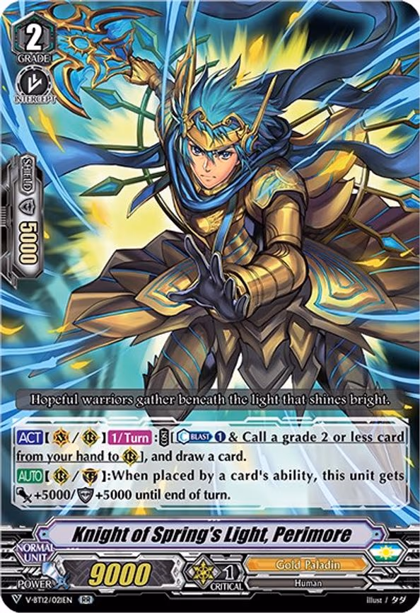 Knight of Spring's Light, Perimore - RR (V-BT12/021EN)