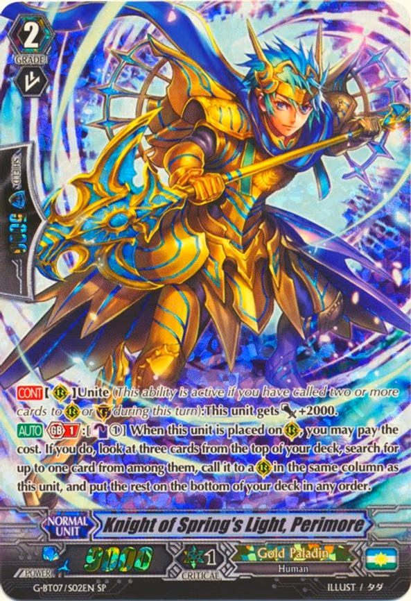 Knight of Spring's Light, Perimore - SP (G-BT07/S02EN)