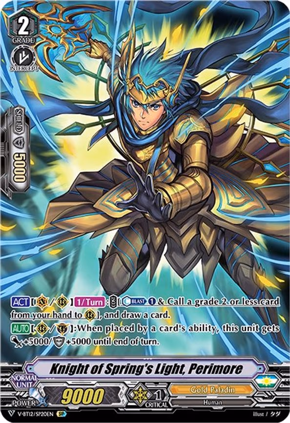 Knight of Spring's Light, Perimore - SP (V-BT12/SP20EN)